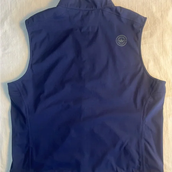 Peter Millar Crown Sport Kinetic 3L Performance Vest XL Navy Excellent Preowned - Picture 6 of 10